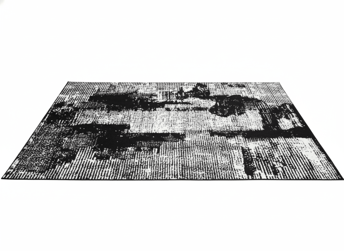 Urban Ink Distressed Woven Carpet