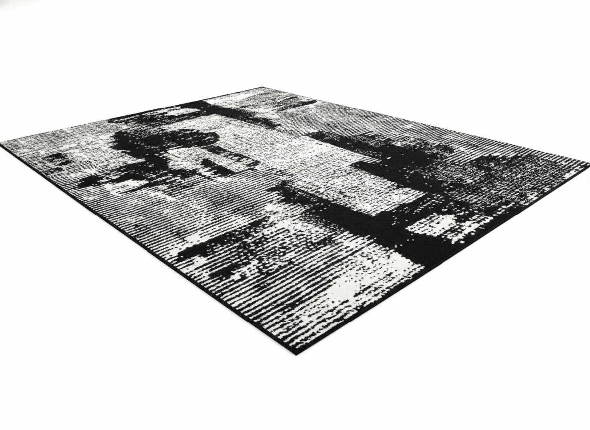 Urban Ink Distressed Woven Carpet