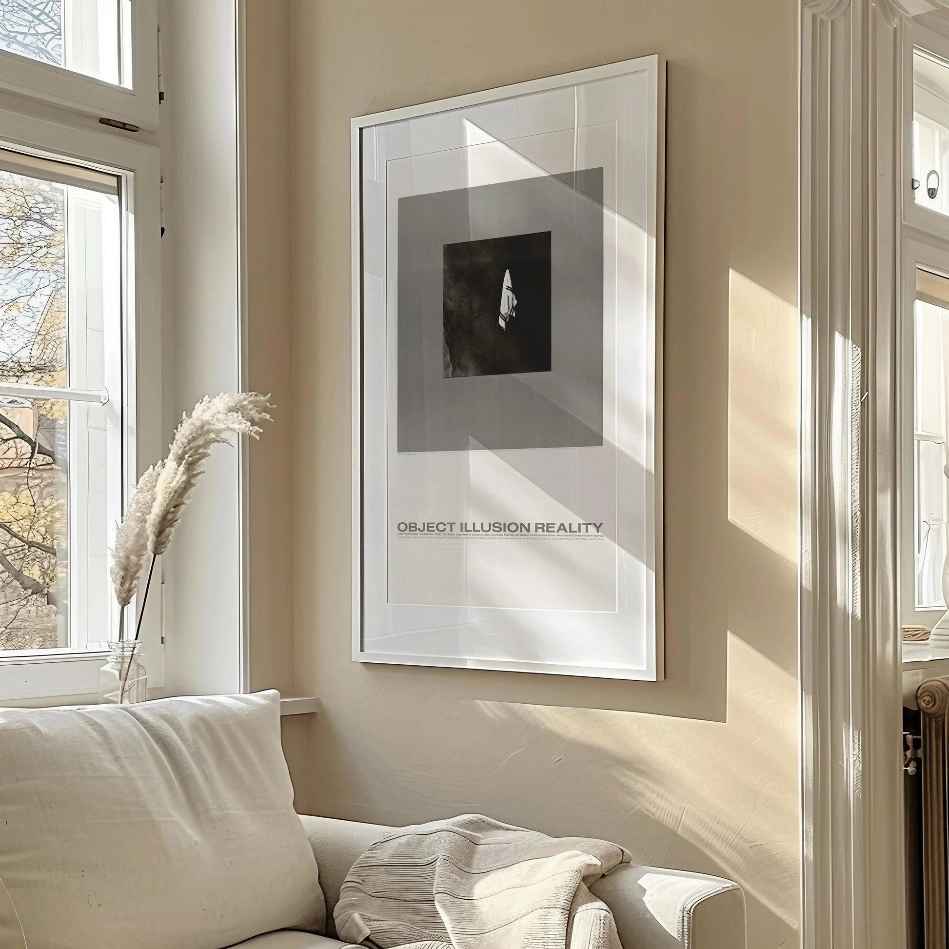 USIA Poster: Object Illusion Reality - Midcentury Modern Giclee Print (2x1)