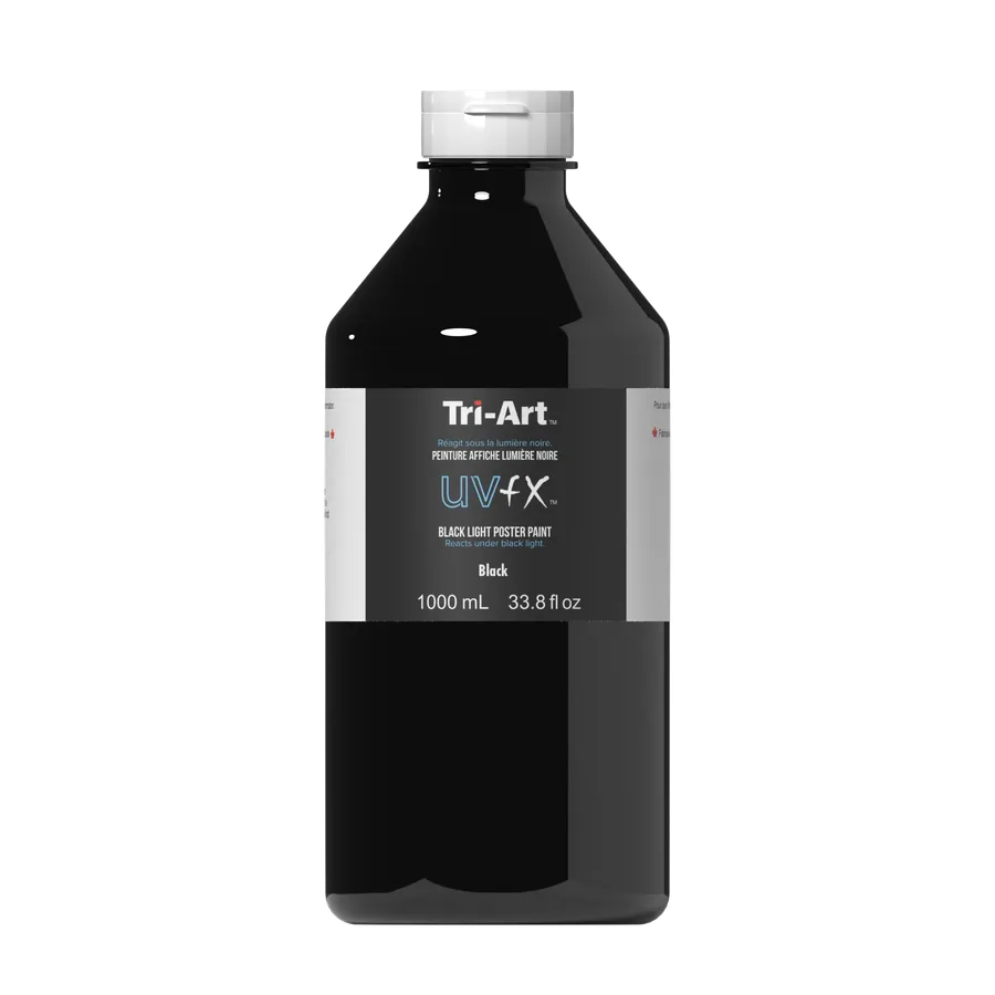 UVFX Black Light Poster Paint - Black