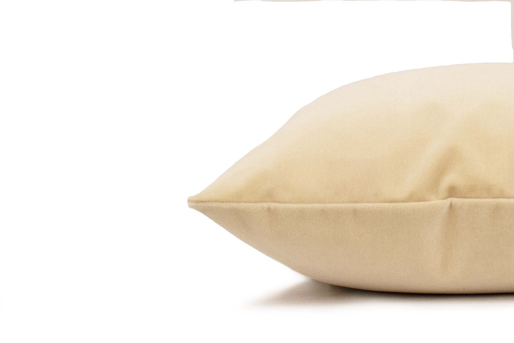 Housse de coussin en velours Brie