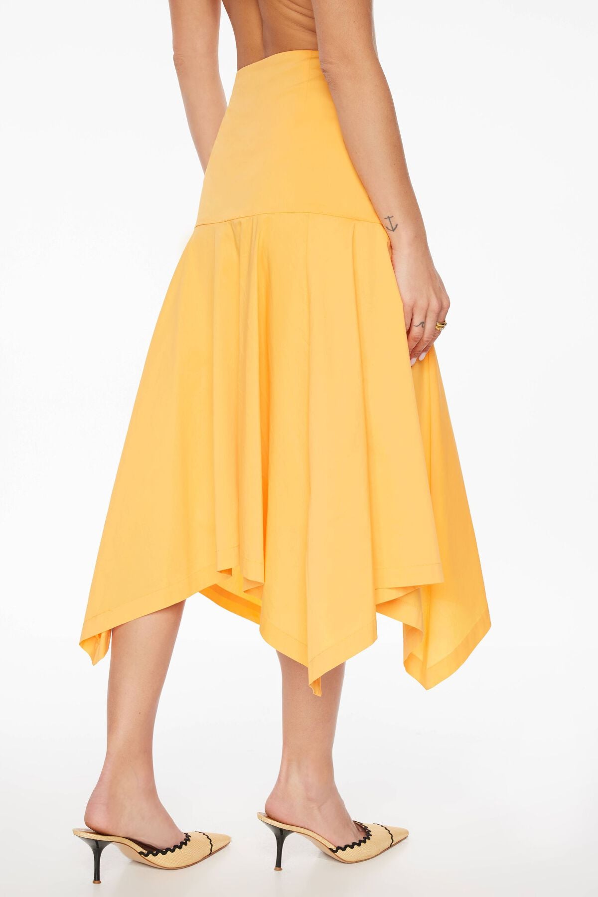 Handkerchief Midi Skirt