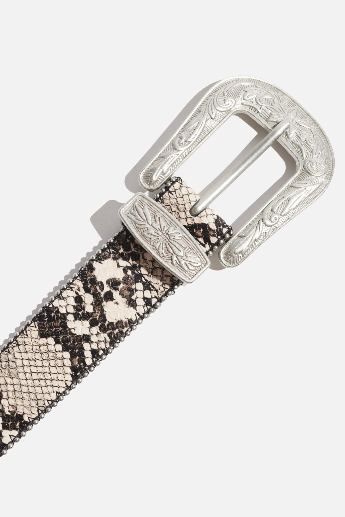 Dotted Western Pin-Buckle Belt