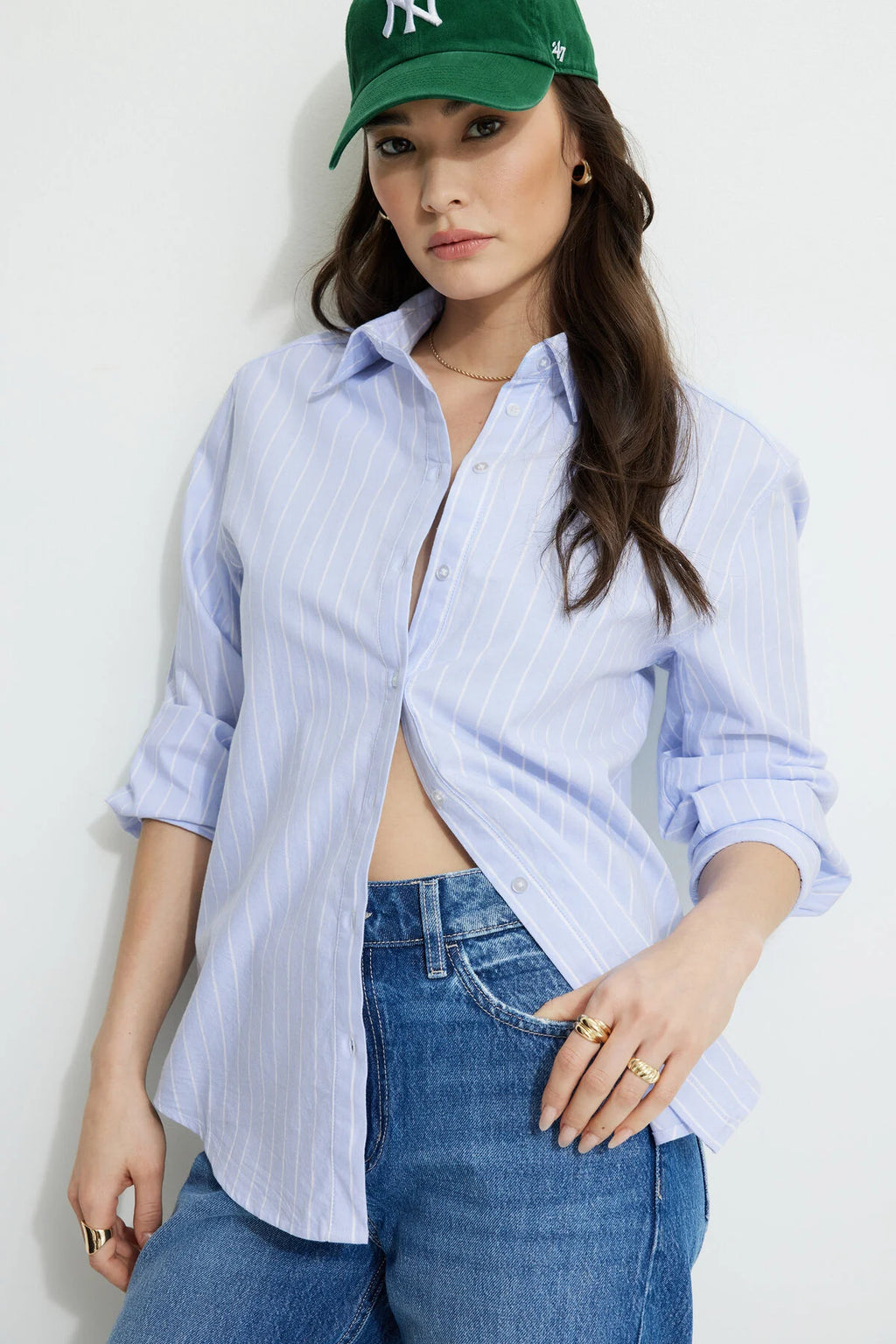 Chemise Oxford rayée Sutton