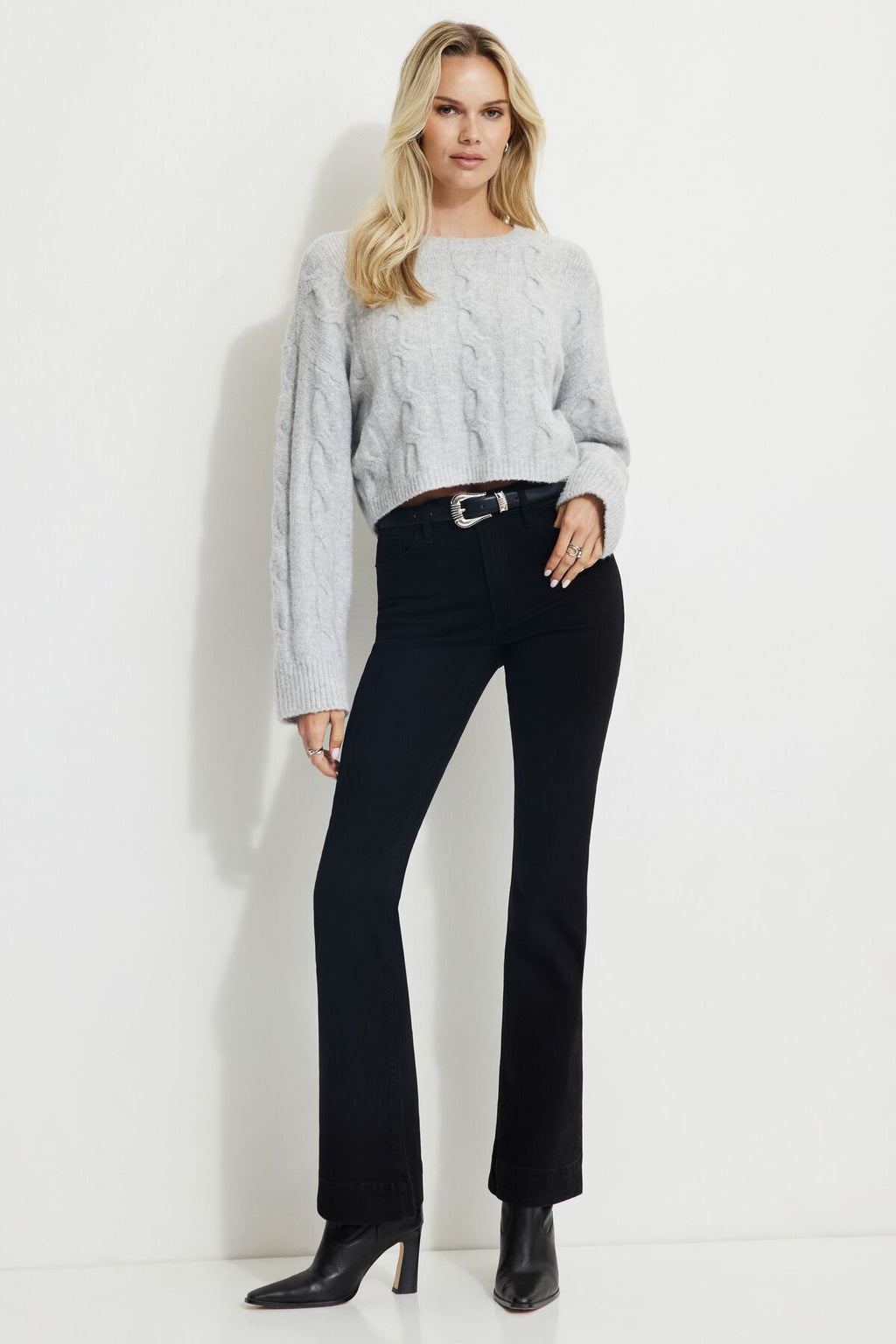 Pull en maille torsadée Heavenlyarn™ Luana