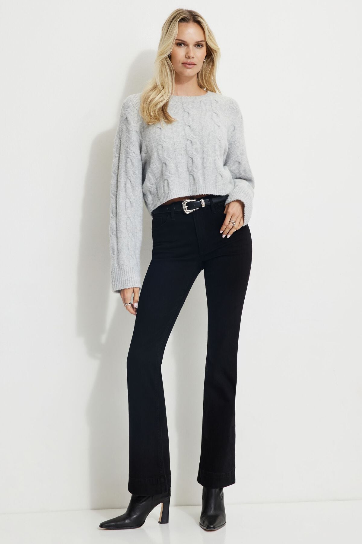 Heavenlyarn™ Luana Cable Knit Sweater