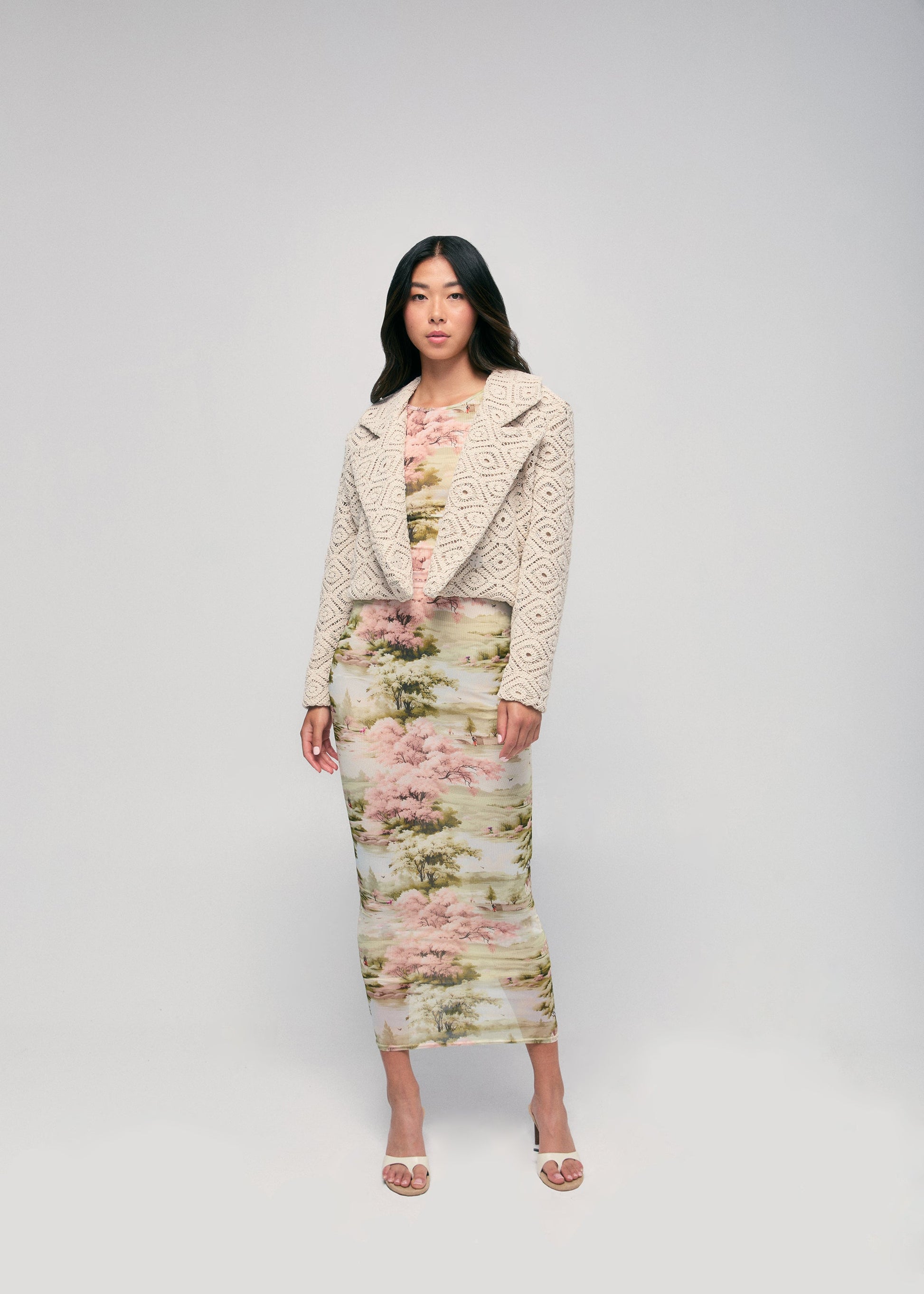 Scottish Toile Mesh Skirt
