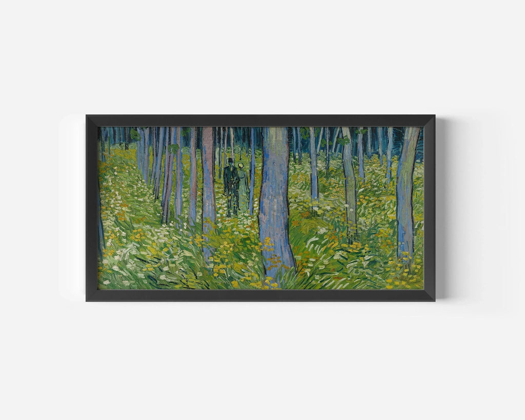 Van Gogh Undergrowth Art Print: Impressionist Forest Scene