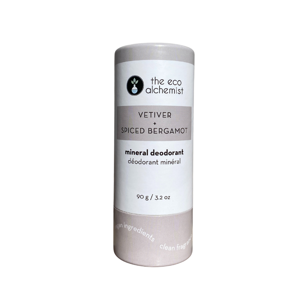 Vetiver + Spiced Bergamot Mineral Deodorant Stick