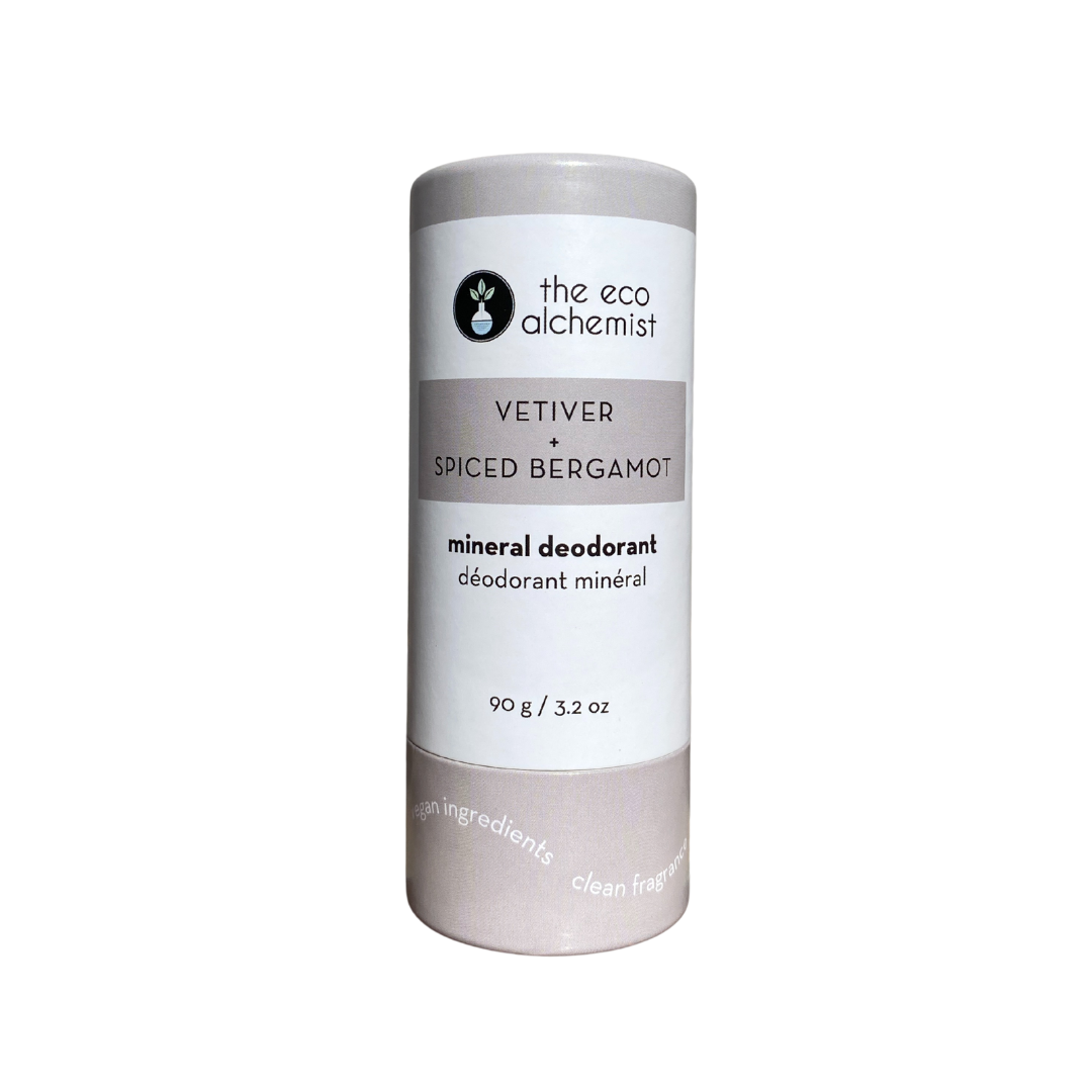 Vetiver + Spiced Bergamot Mineral Deodorant Stick