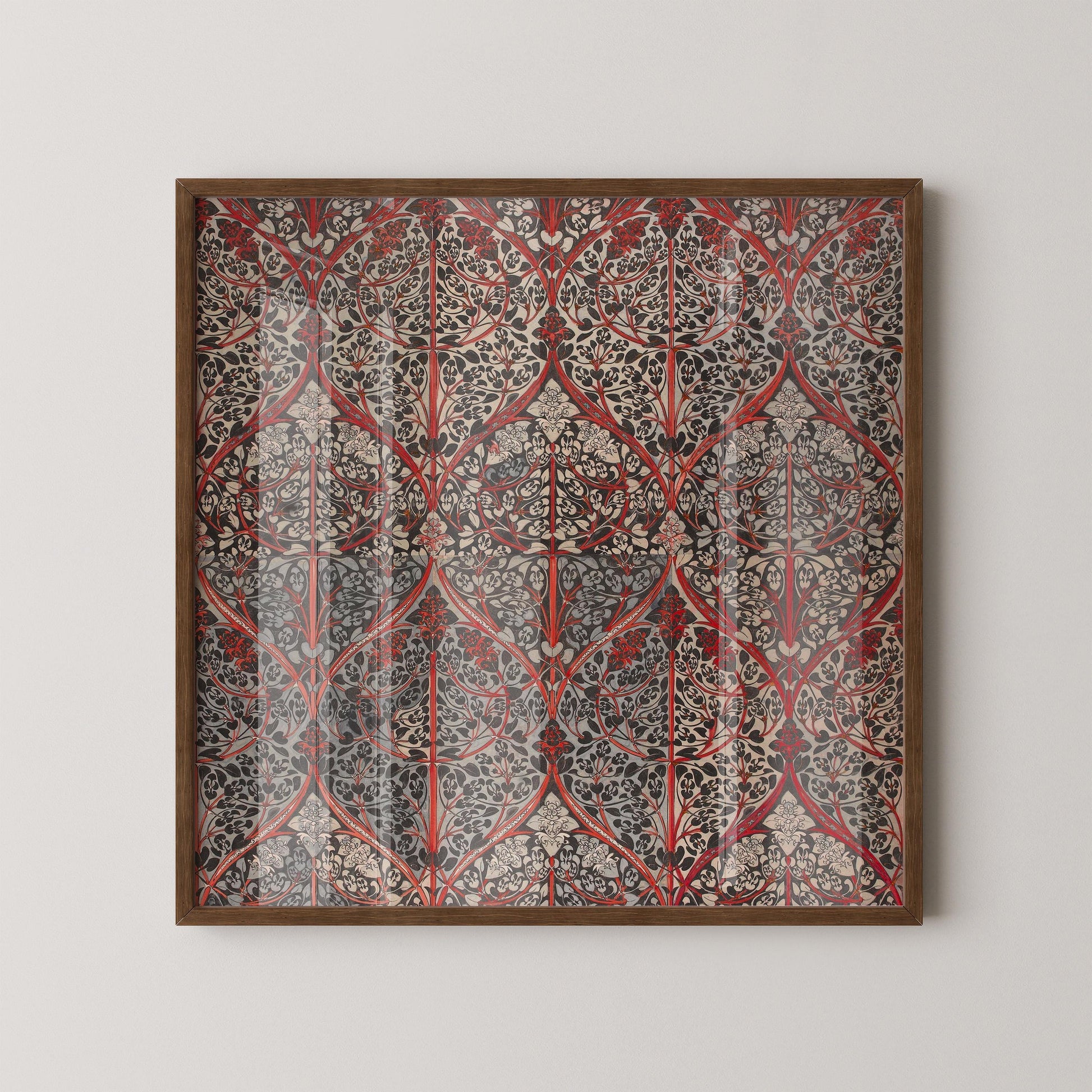 Estampe botanique vintage : Impression giclée à motif de fèves (option encadrée)