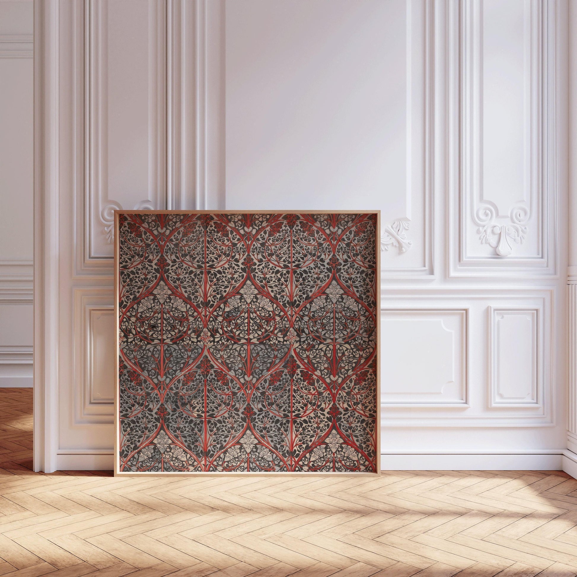 Estampe botanique vintage : Impression giclée à motif de fèves (option encadrée)