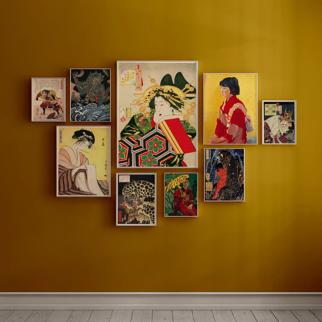 Estampes d'art japonaises vintage : Utagawa Kuniyoshi, Yoshitoshi, Sotaro Yasui