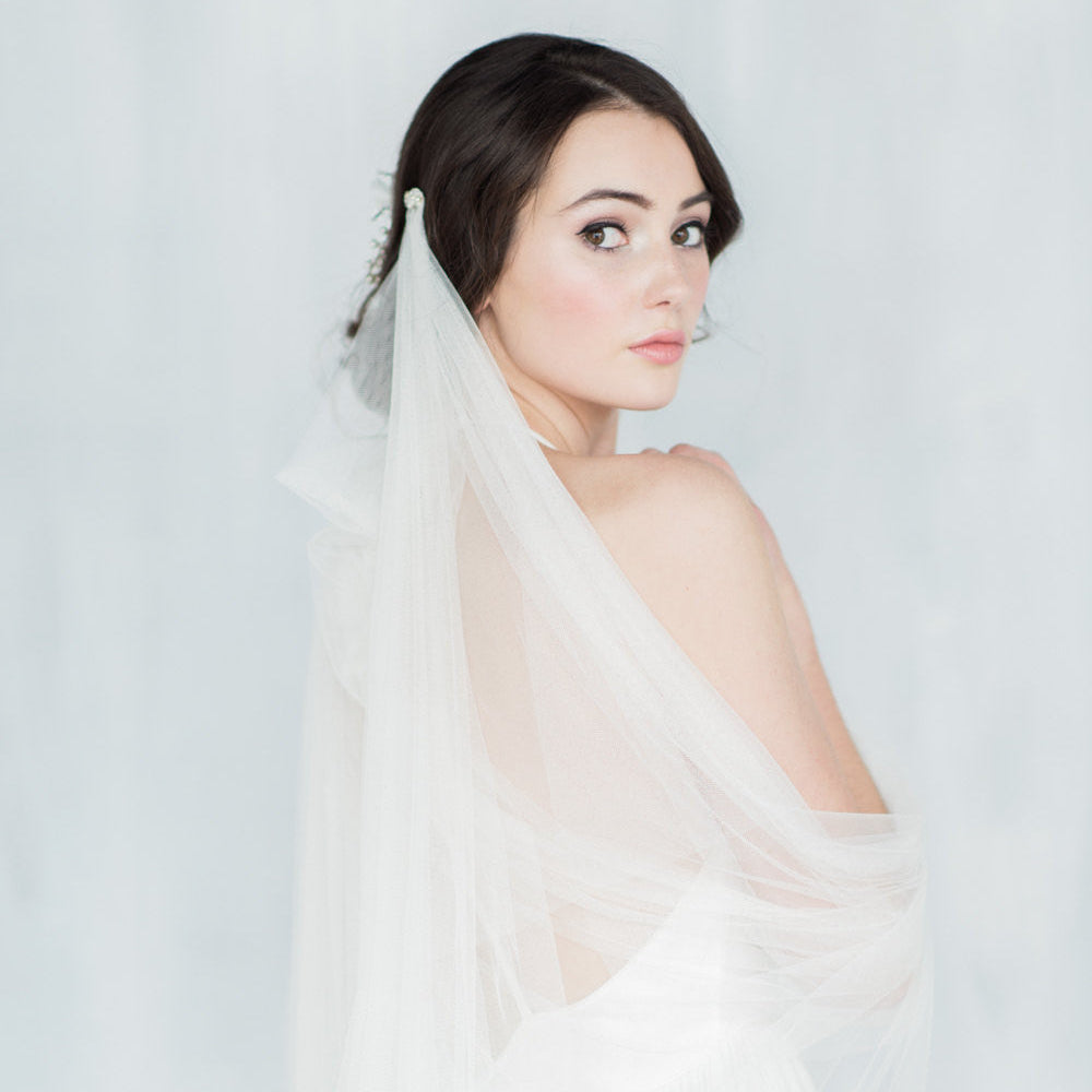 Voile de mariée drapé MARGARITE