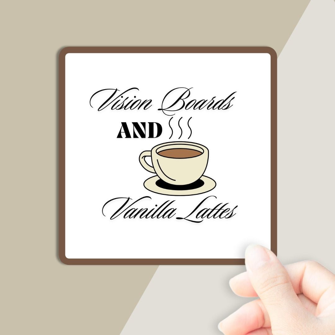 Autocollants « Vision Boards et Vanilla Lattes »