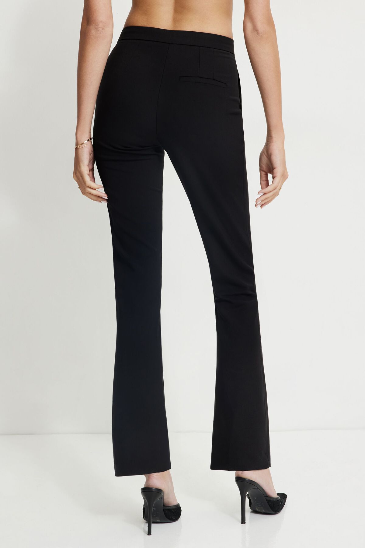 Mid Rise Bootcut Pants