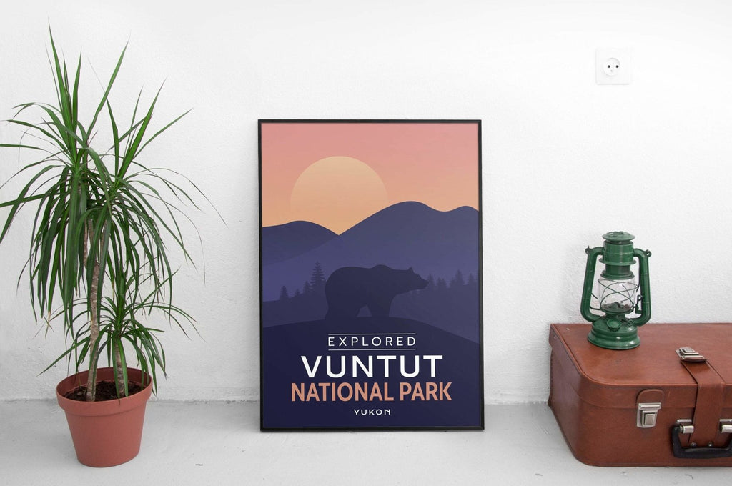 Vuntut National Park 'Explored' Poster, Canada Parks