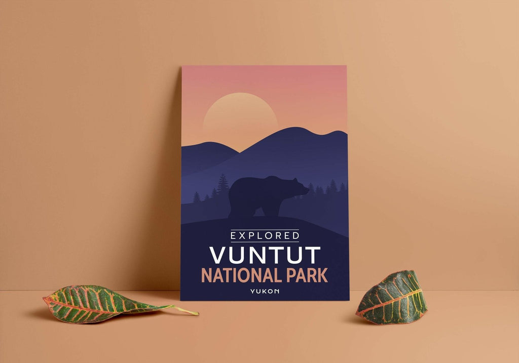 Vuntut National Park 'Explored' Poster, Canada Parks