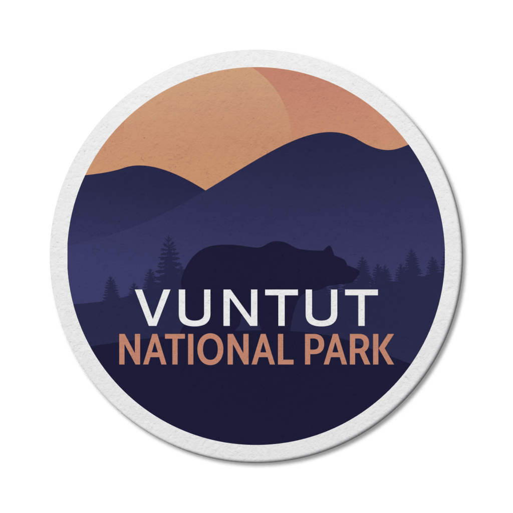 Vuntut National Park of Canada Waterproof Vinyl Sticker