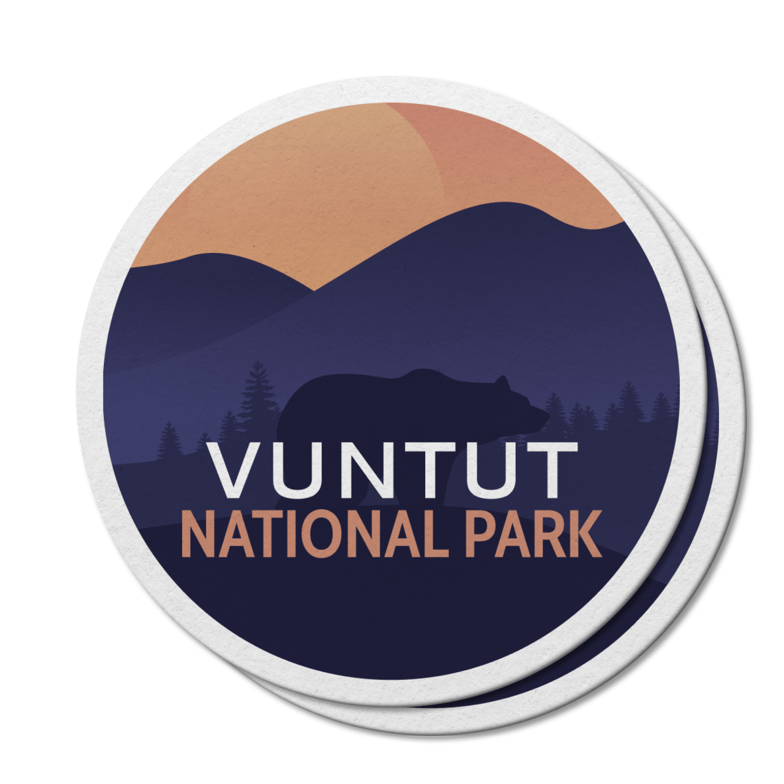 Vuntut National Park of Canada Waterproof Vinyl Sticker