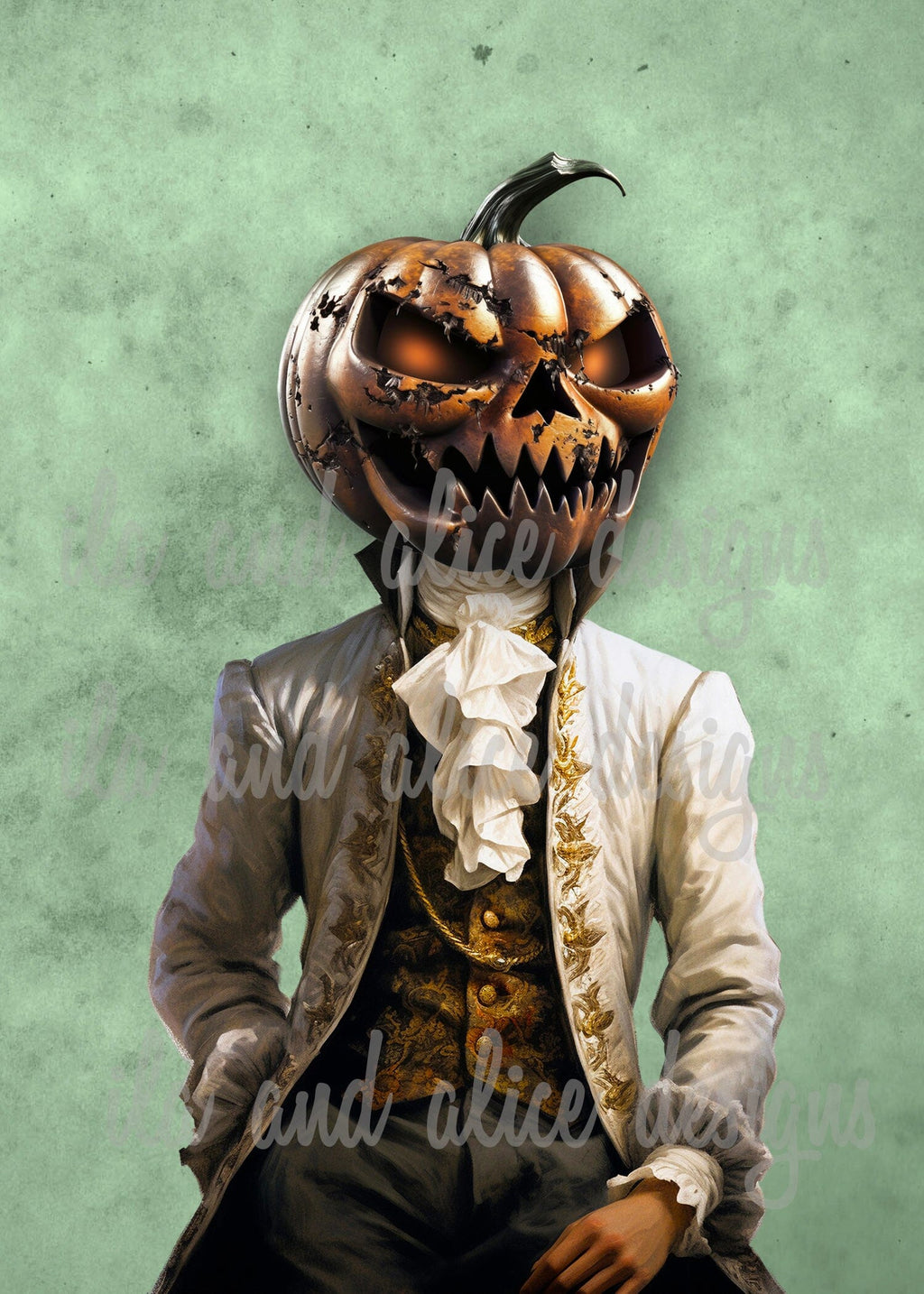 Cartes postales d'Halloween de Dapper Jack