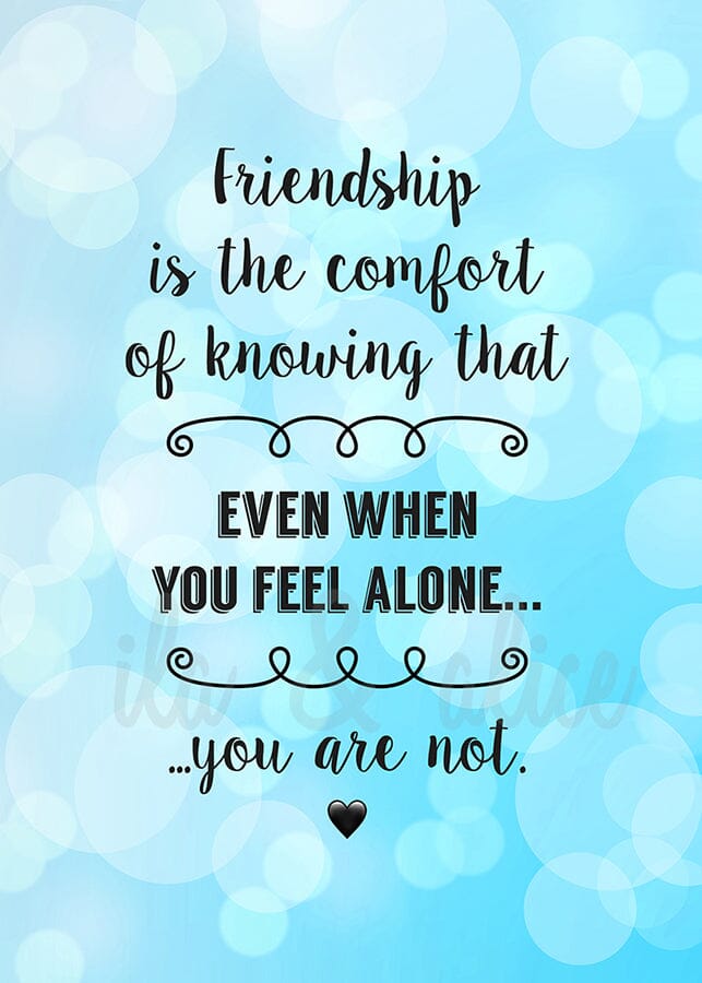 Friendship Postcards with Loving Quotes