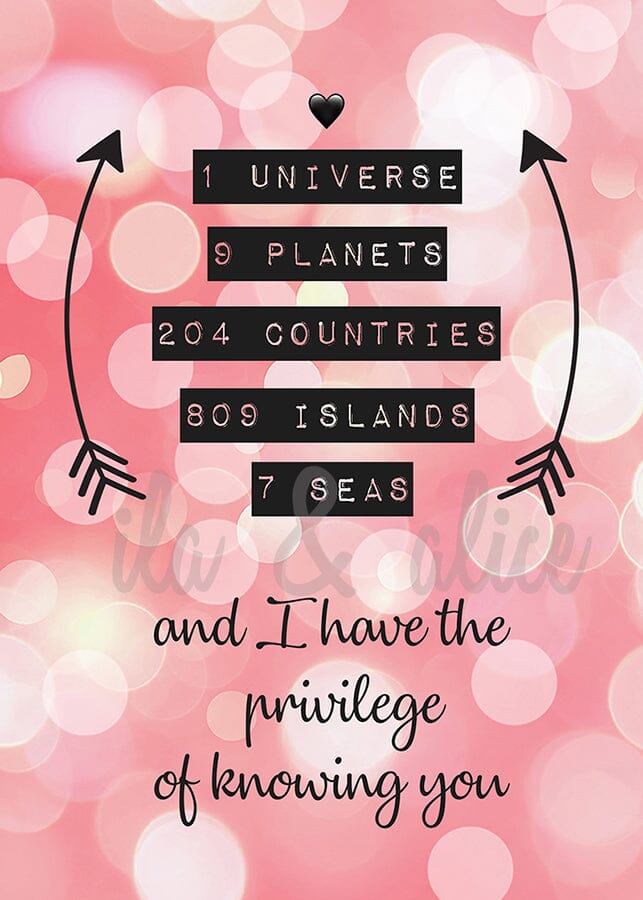 Friendship Postcards with Loving Quotes