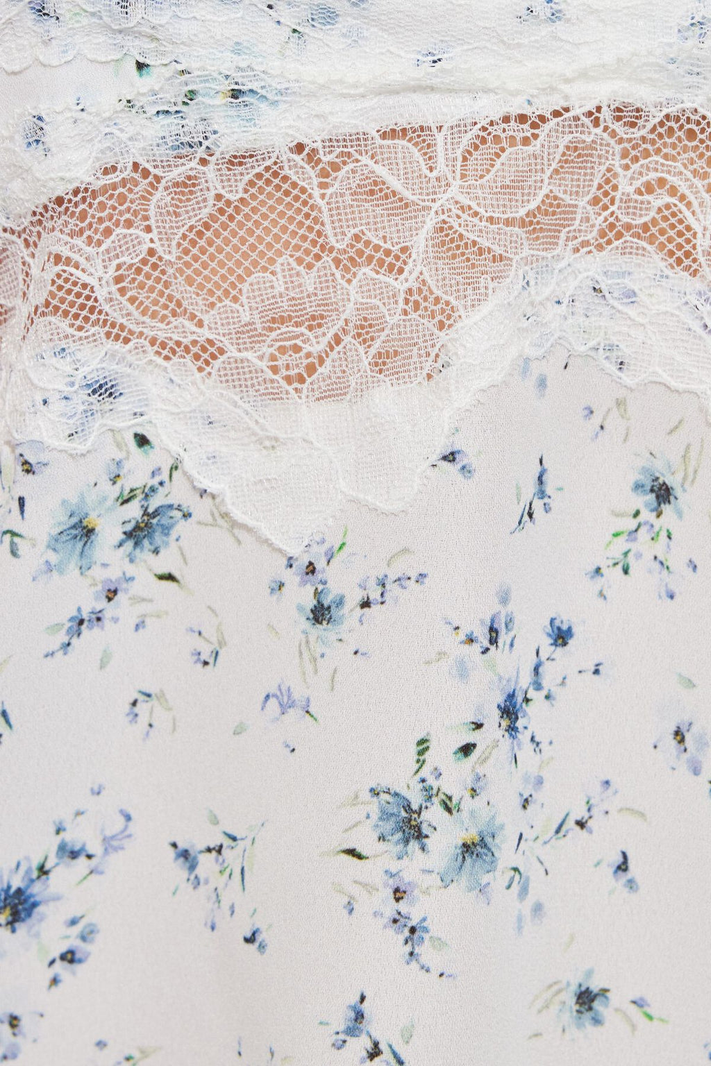 Lace Trim Button Up Cami