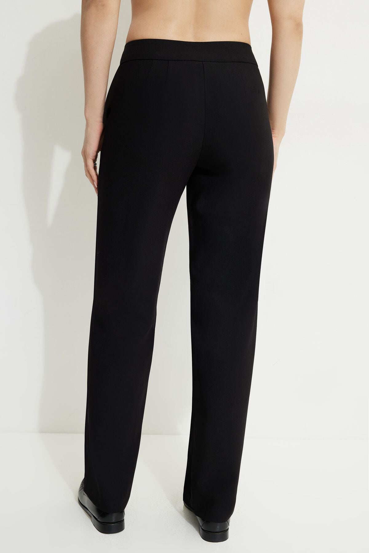 Mid Rise Straight Pants