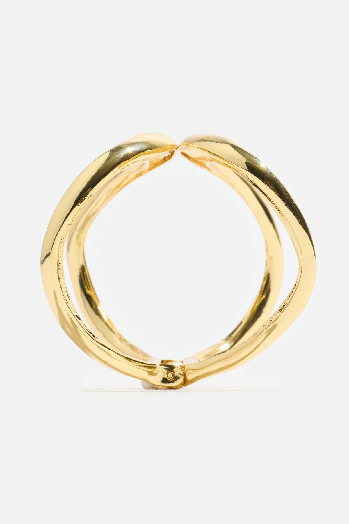 Bracelet manchette à courbe ouverte