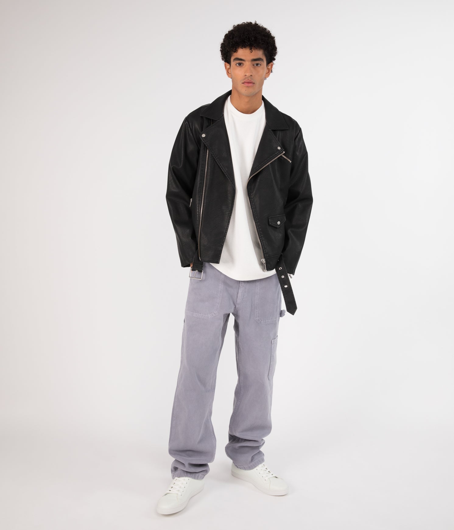 DALEX Men's Vegan Motorcycle Jacket