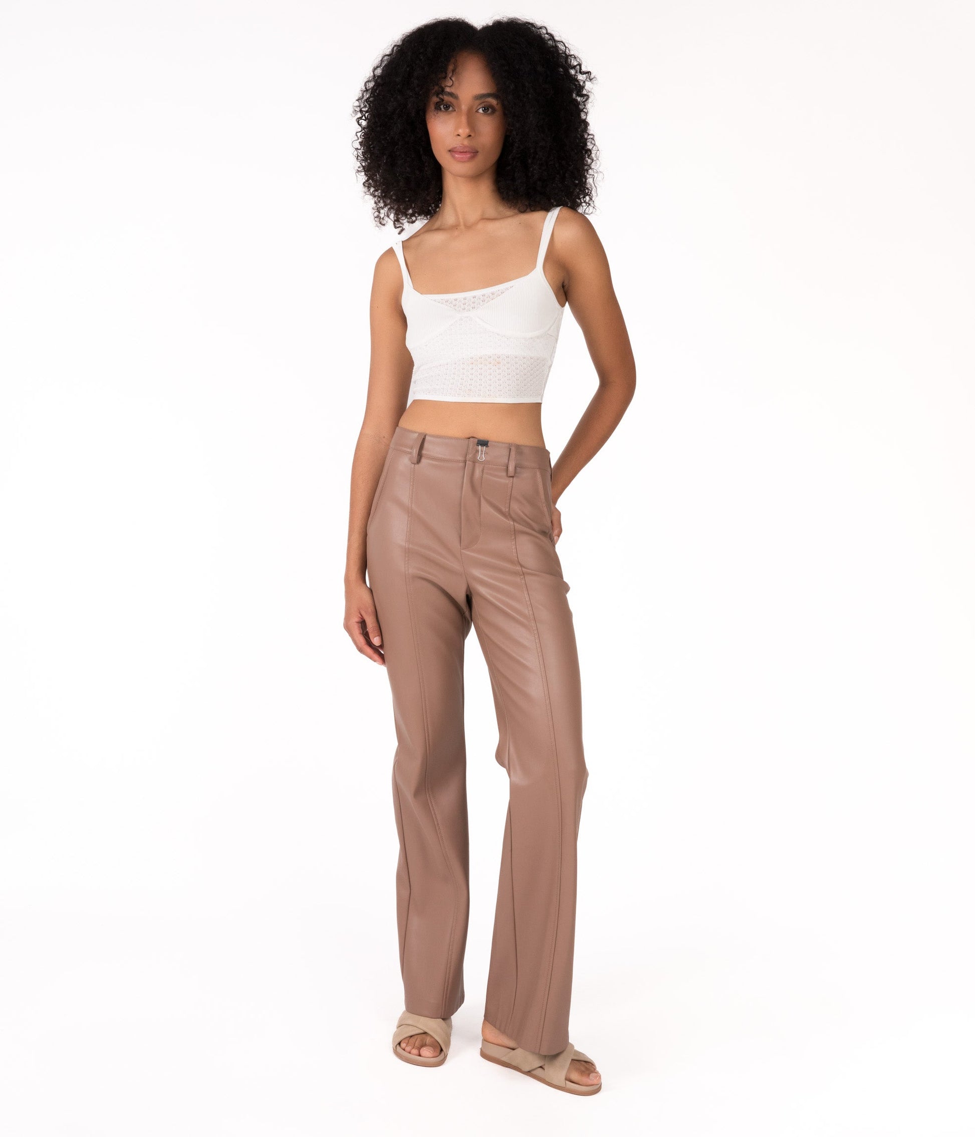 GWEN Women's High-Waisted Vegan Pants