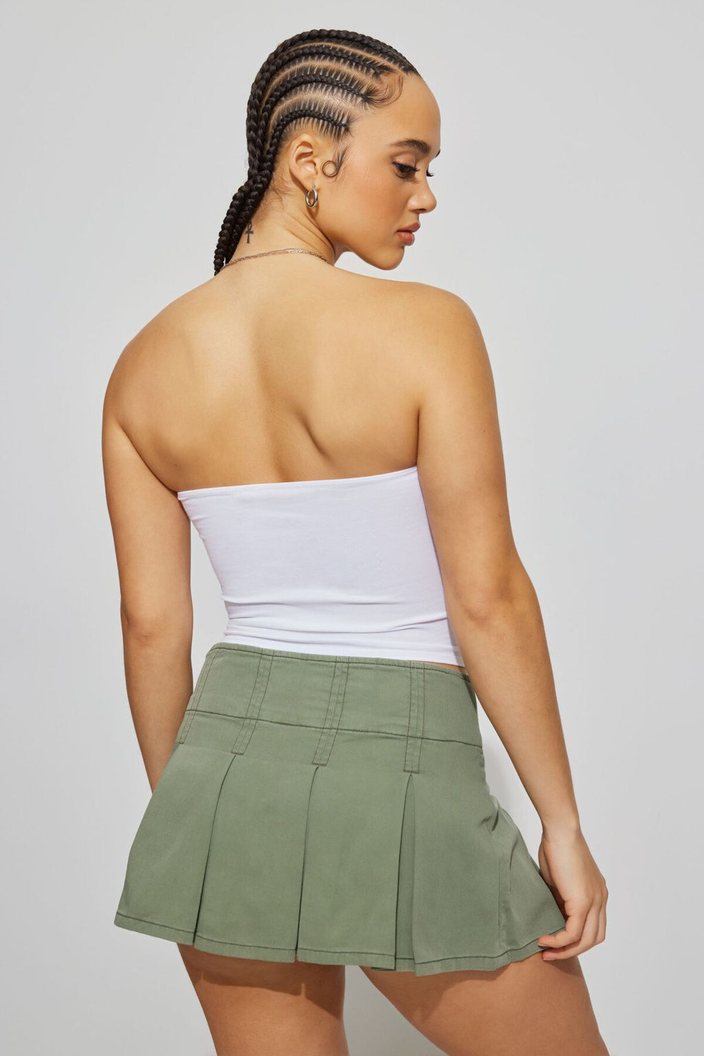 Jupe-short plissée Lexi