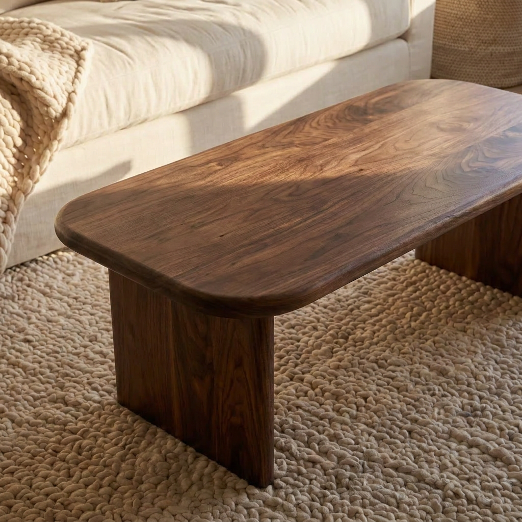 40 Inch Coffee Table in Walnut
