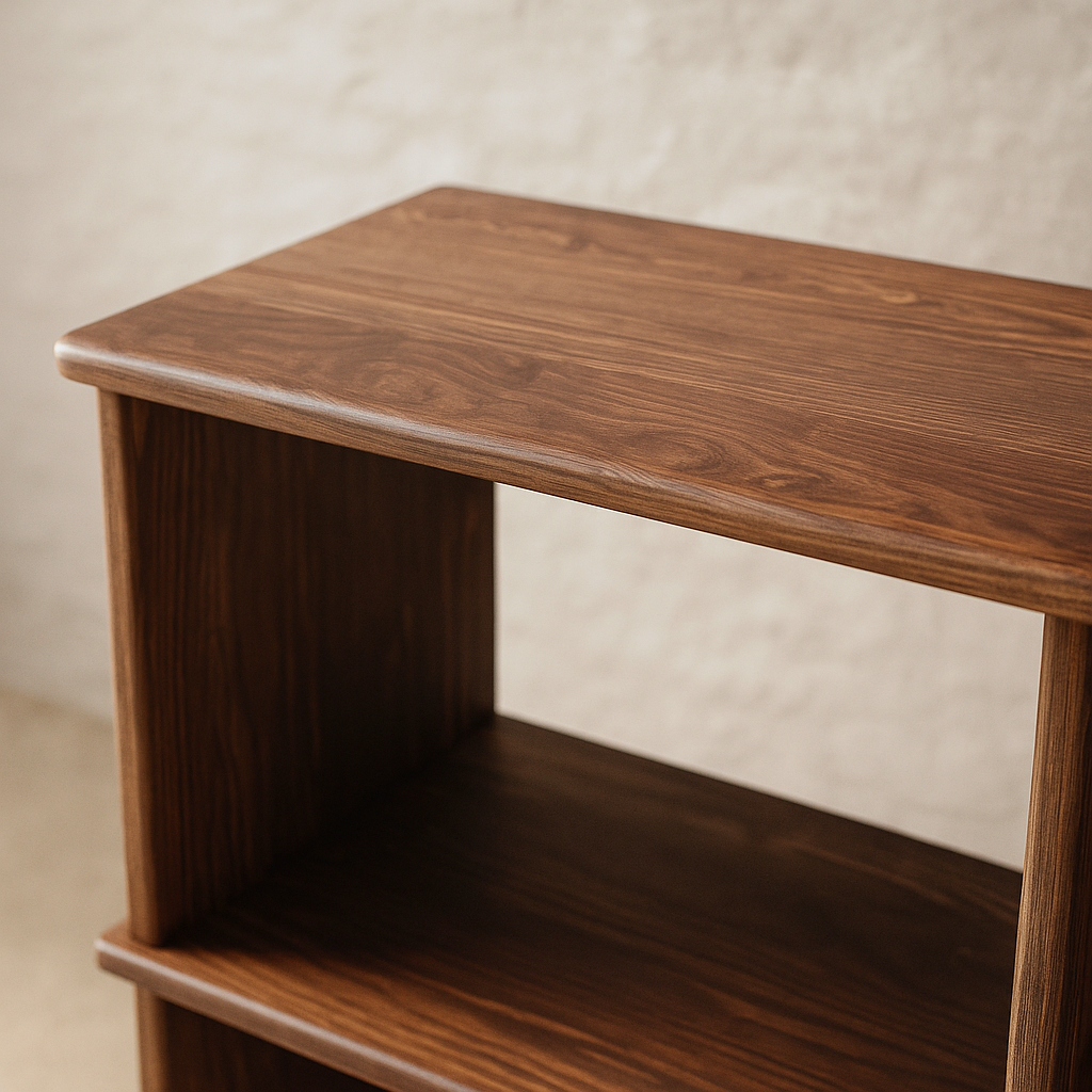 Small bookshelf in walnut