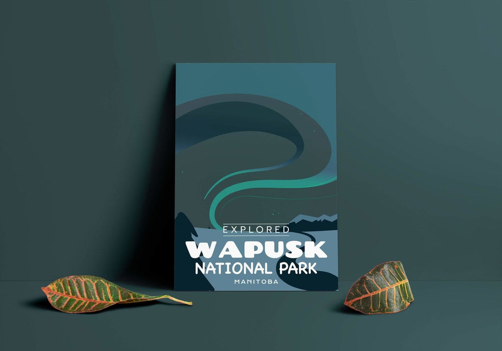 Wapusk National Park 'Explored' Poster, Canada Parks