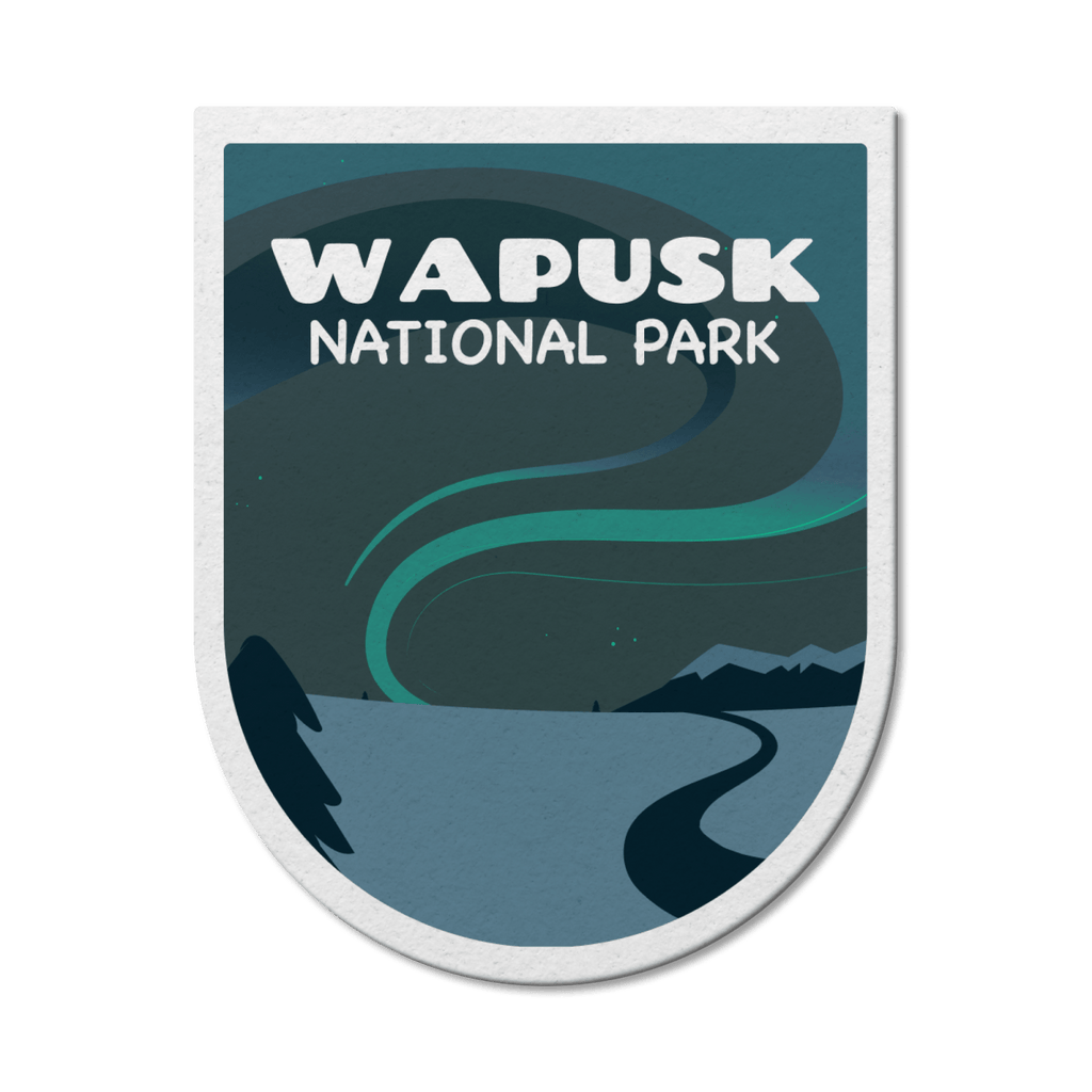 Autocollant en vinyle imperméable du parc national Wapusk du Canada 