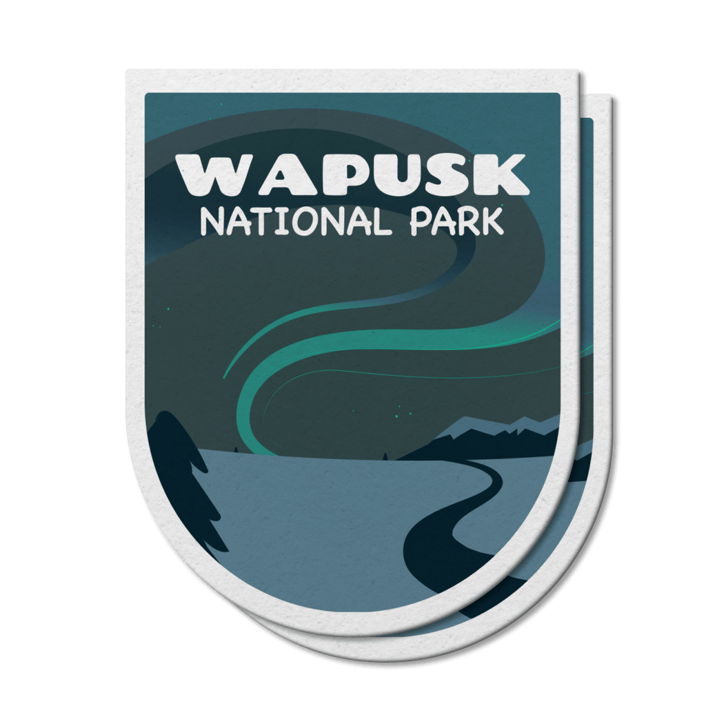 Autocollant en vinyle imperméable du parc national Wapusk du Canada 