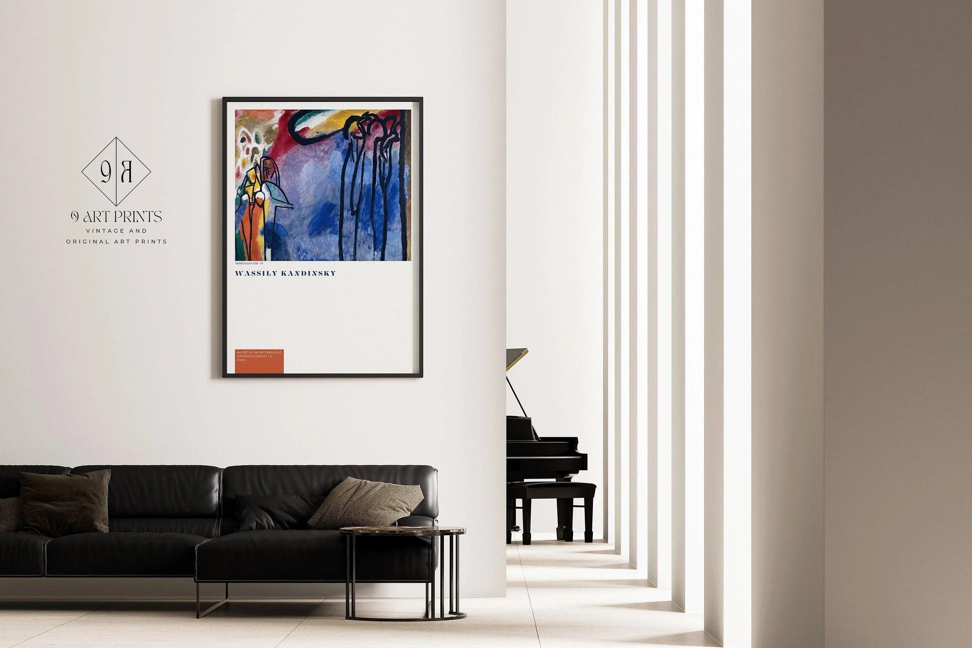 Wassilly Kandinsky - Improvisation 19 | Famous Modern Abstract Art (available handframed or unframed)