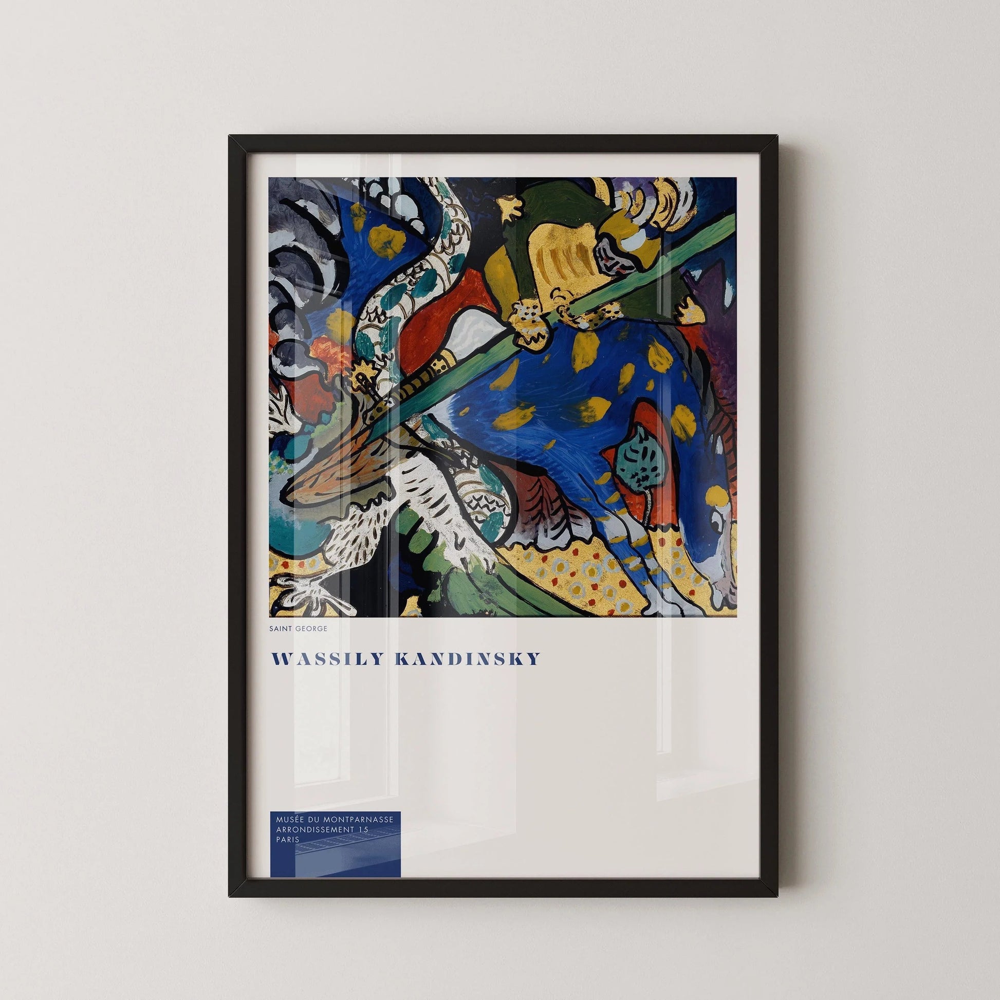 Wassily Kandinsky - St. George | Modern Abstract Art (available handframed or unframed)