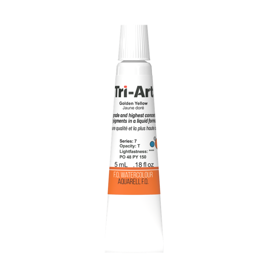 Tri-Art Water Colour Tubes - Golden Yellow