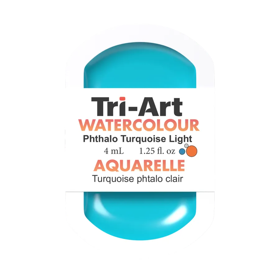 Tri-Art Water Colours - Phthalo Turquoise Light