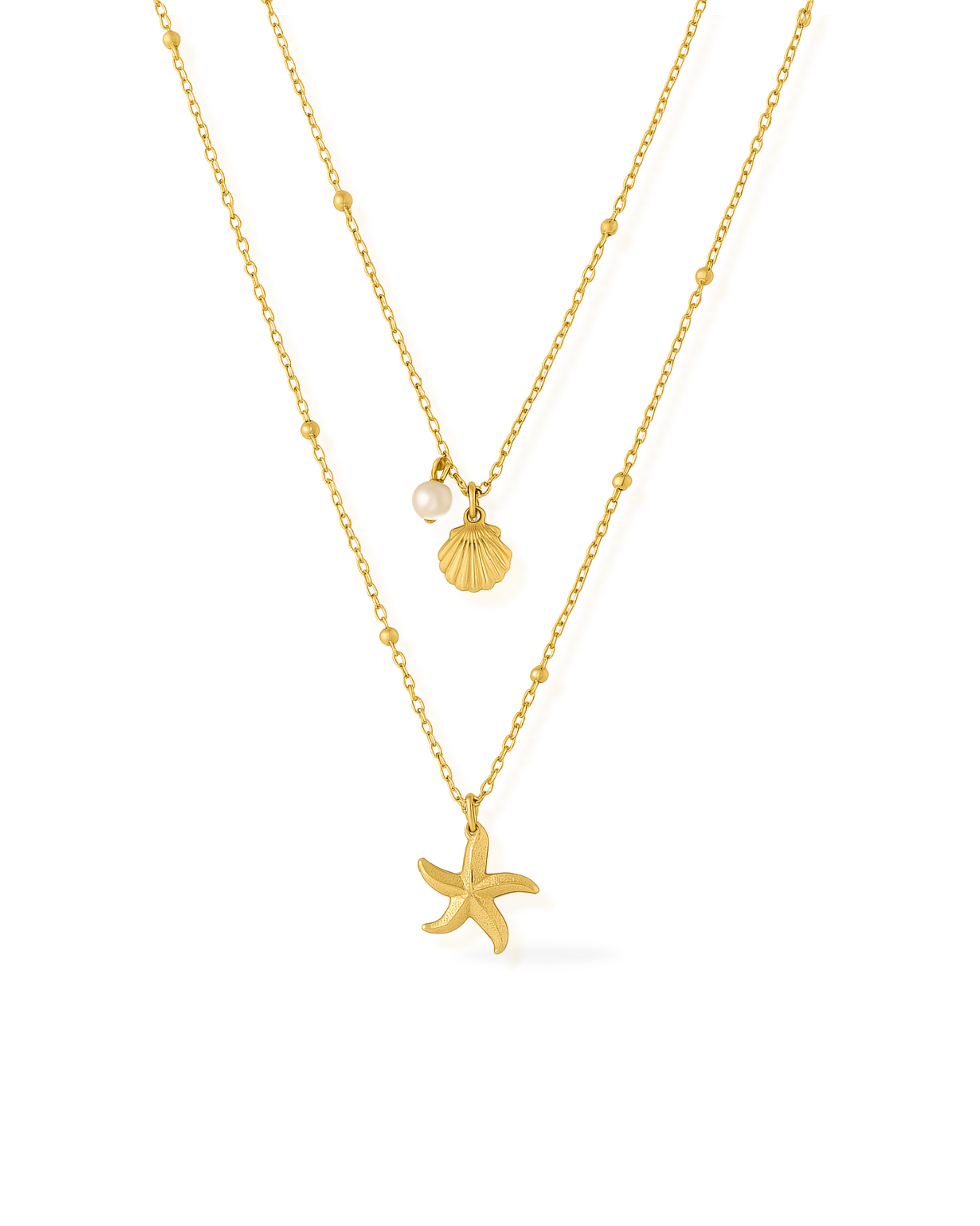 Collier à plusieurs niveaux Dune