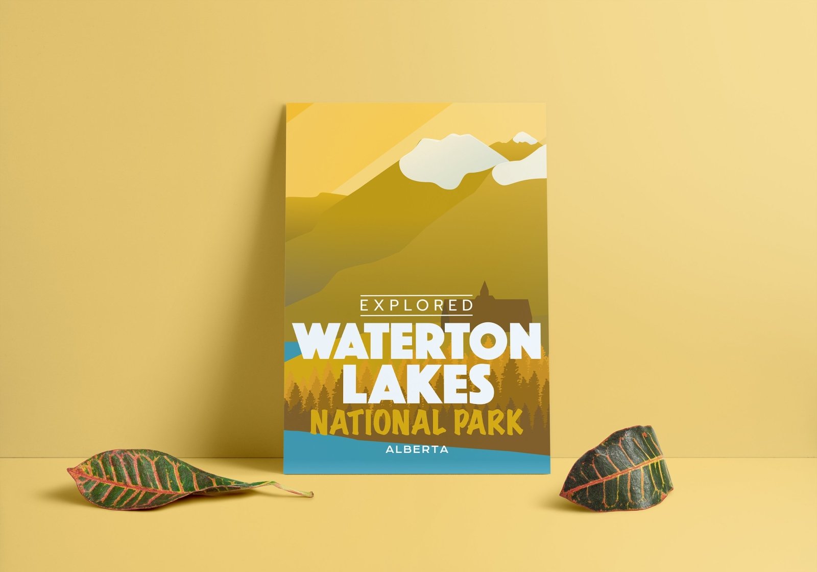 Waterton Lakes National Park 'Explored' Poster
