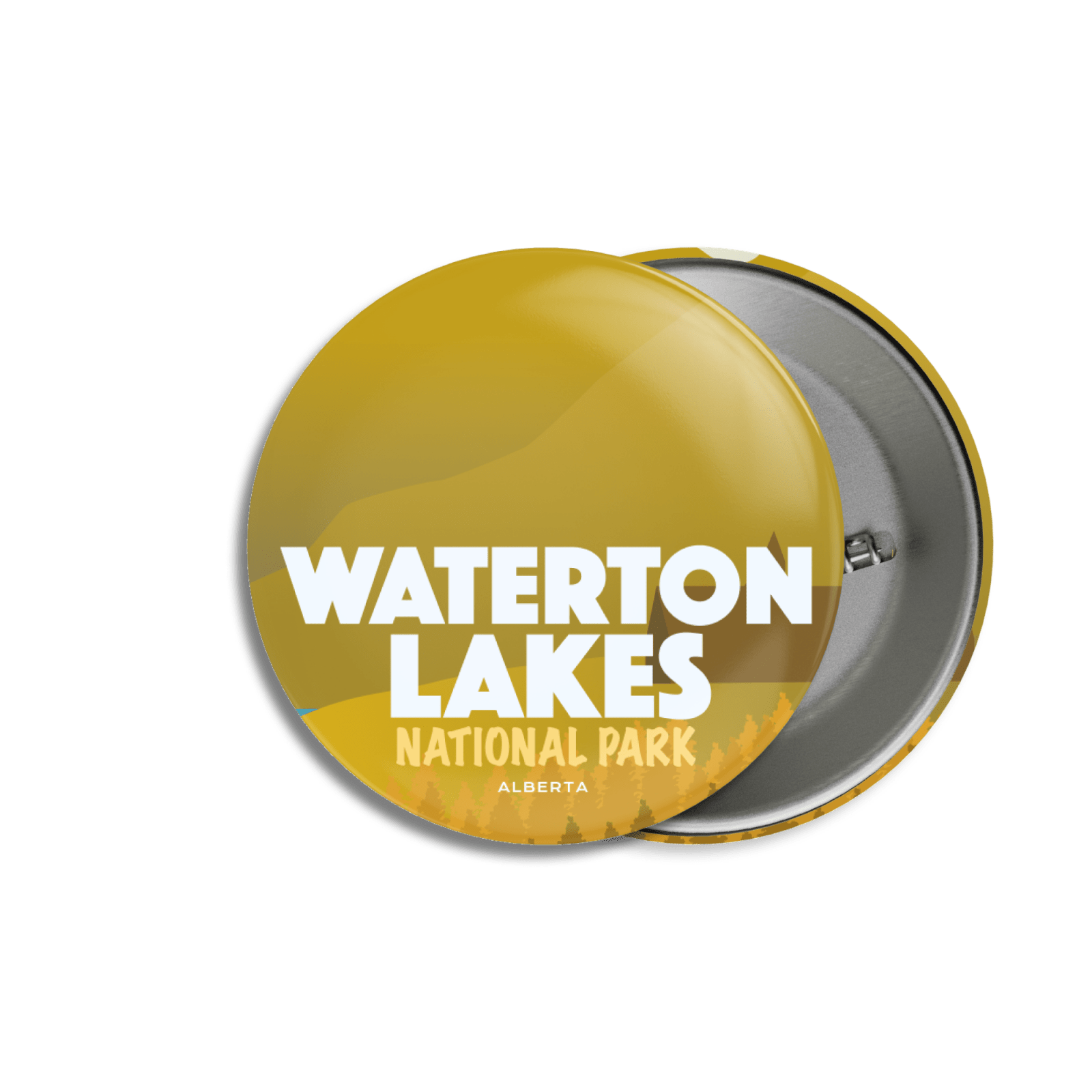 Waterton Lakes National Park of Canada Pinback Button