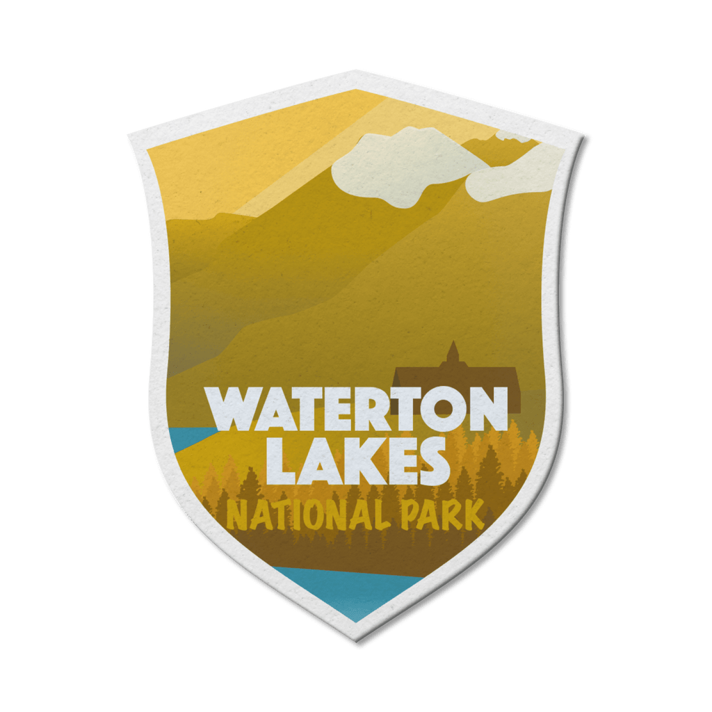 Waterton Lakes National Park of Canada Waterproof Vinyl Sticker