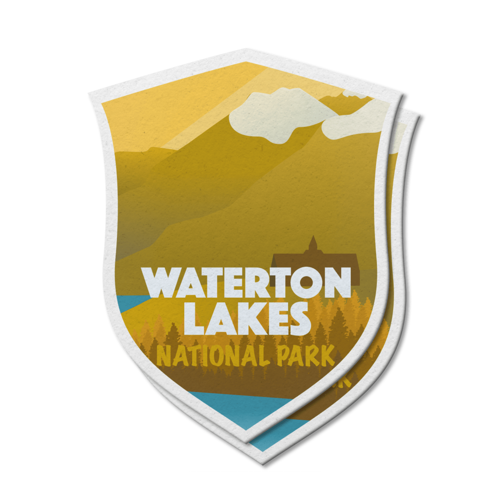 Waterton Lakes National Park of Canada Waterproof Vinyl Sticker