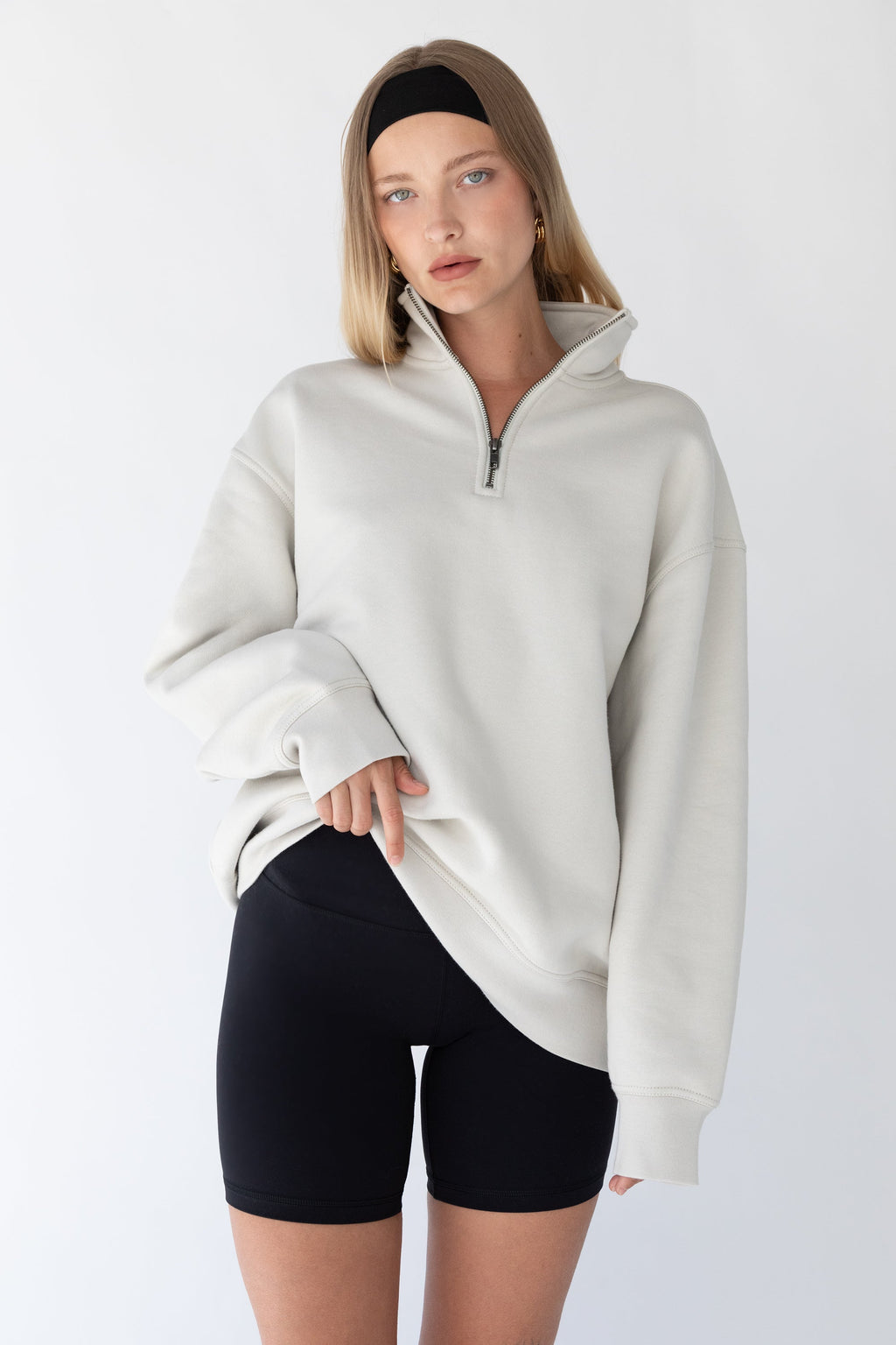 HALF-ZIP SWEATSHIRT