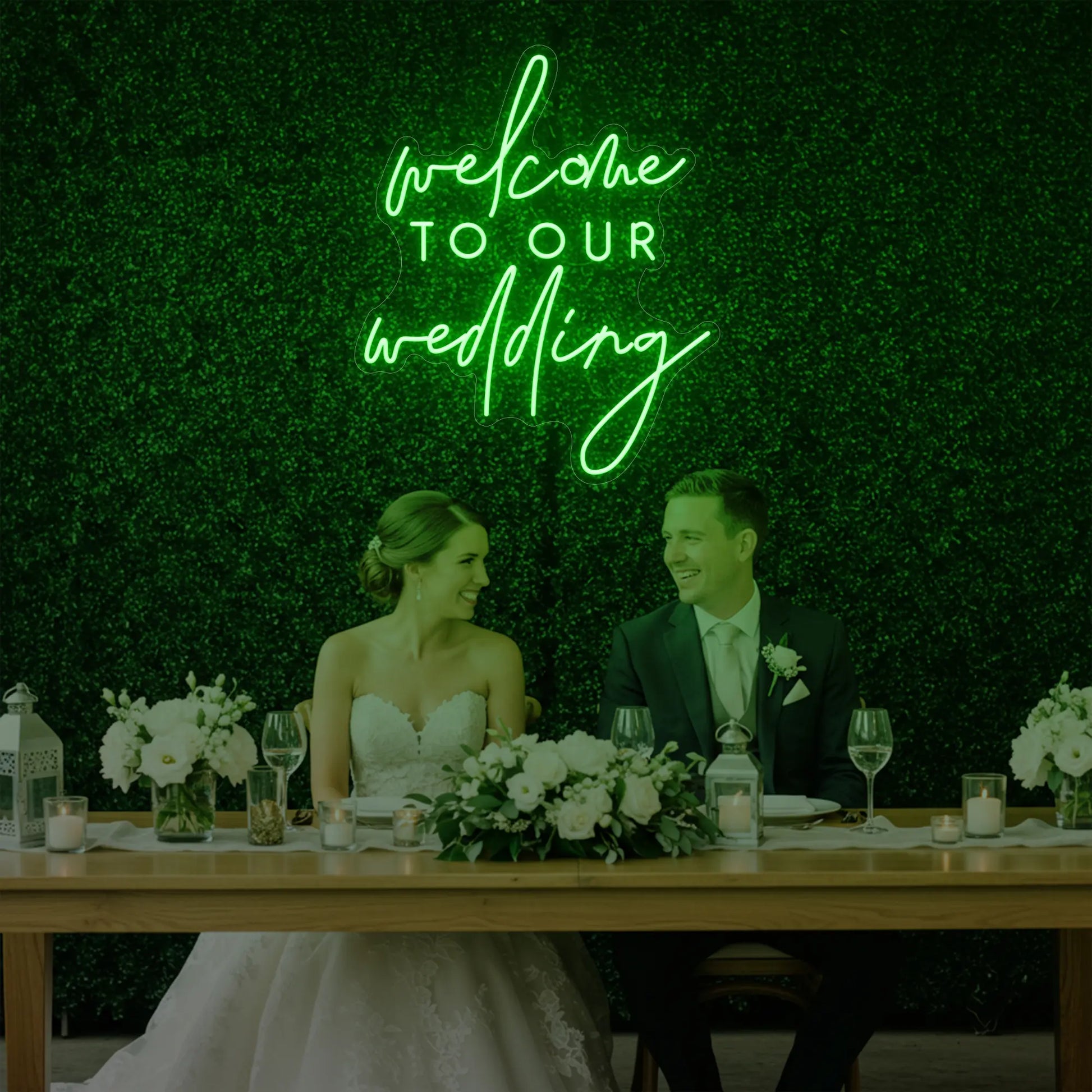Welcome To Our Wedding V2 Neon Sign