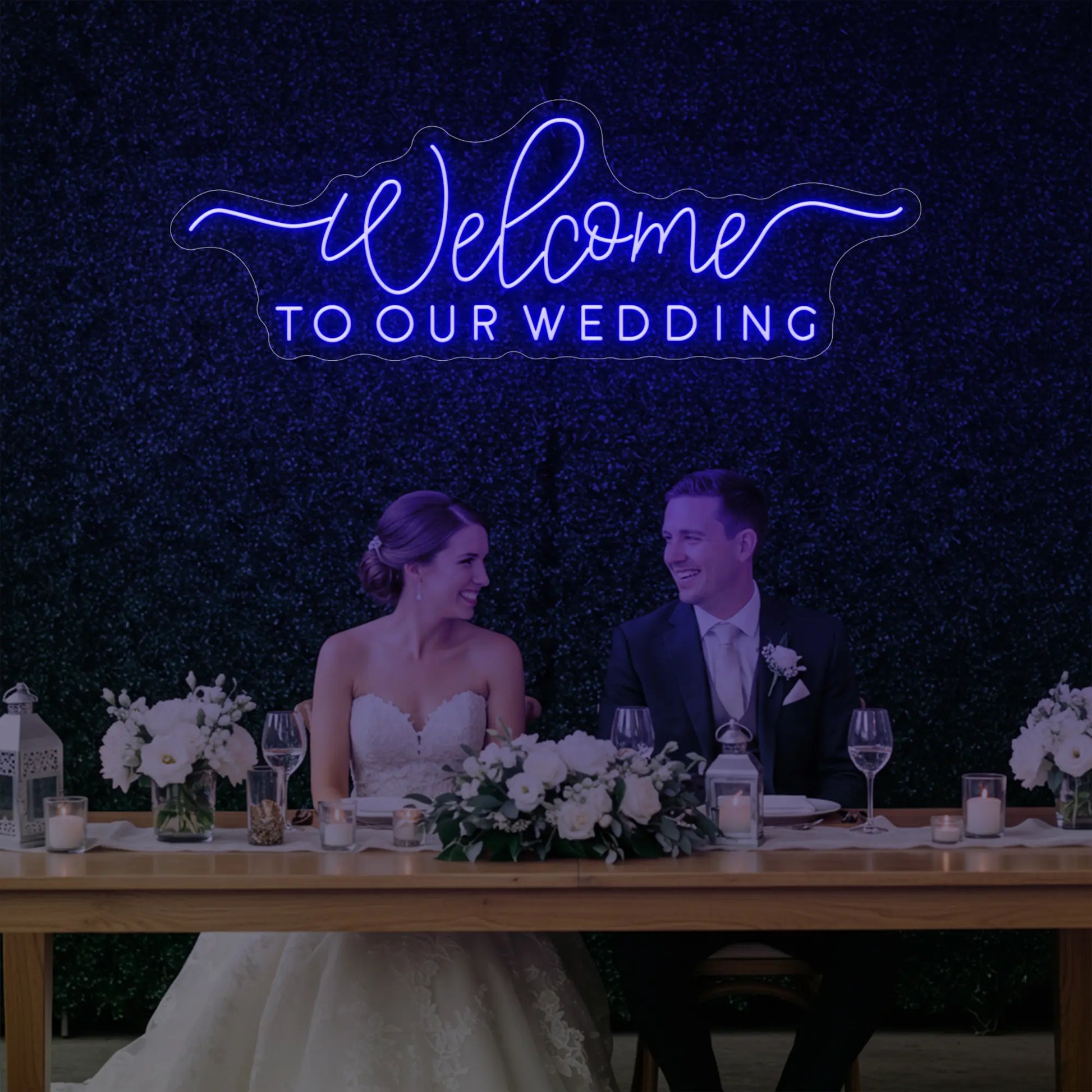 Welcome To Our Wedding V3 Neon Sign